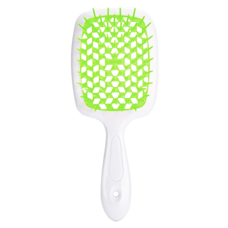 Honeycomb hollow massage comb, smooth hair grid comb, smooth hair dry and wet dual-purpose comb, curly and fluffy hair styling comb