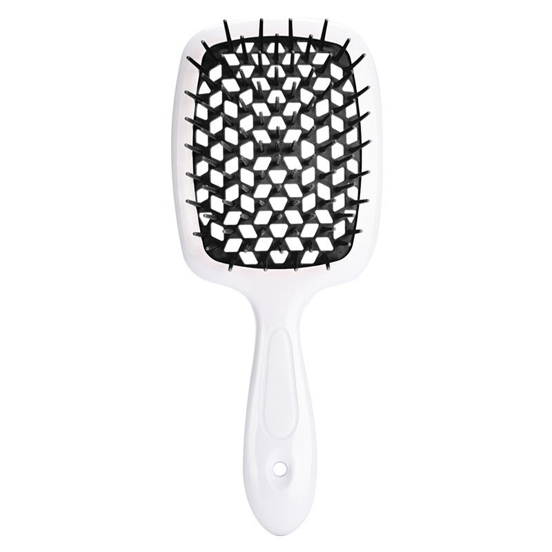 Honeycomb hollow massage comb, smooth hair grid comb, smooth hair dry and wet dual-purpose comb, curly and fluffy hair styling comb