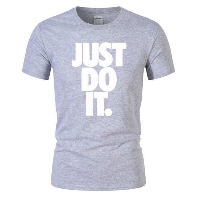 Just Do It T Letter print t-shirt