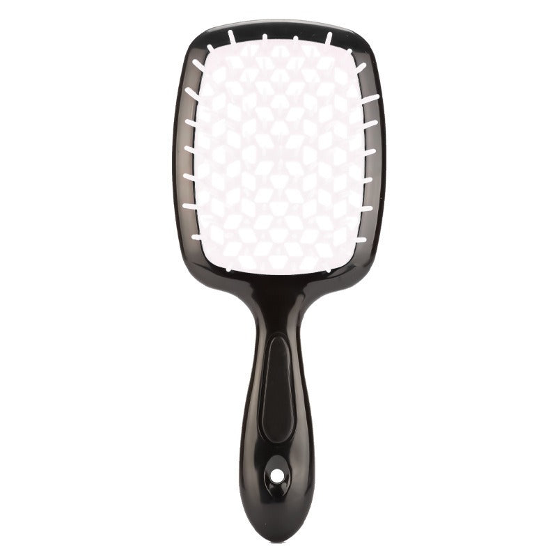 Honeycomb hollow massage comb, smooth hair grid comb, smooth hair dry and wet dual-purpose comb, curly and fluffy hair styling comb