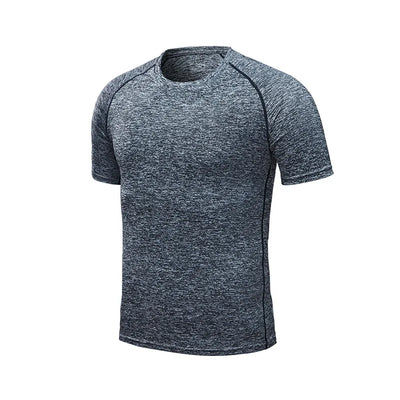 Men's Running T-Shirts, Quick Dry Compression Sport T-Shirts, Fitness Gym Running Shirts, Soccer Shirts Men's Jersey Sportswear